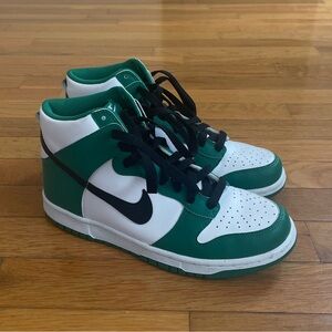 Nike Dunks - Green, Black, and White